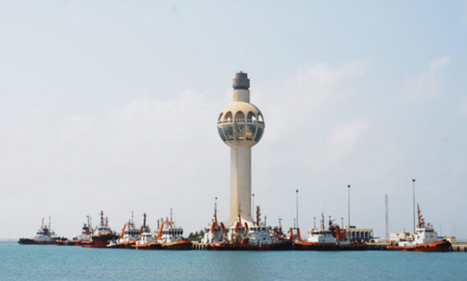 Shipping port in Saudi Arabia Jeddah Islamic Sea Port