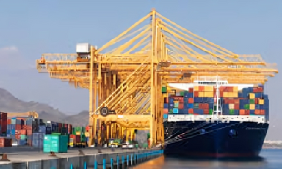 Shipping port in Saudi Arabia - Jubail Commercial Sea Port