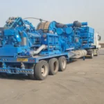 Shipping Trailer Mounted Fracturing Pumper from Iraq to Dammam via Jeddah sea port.