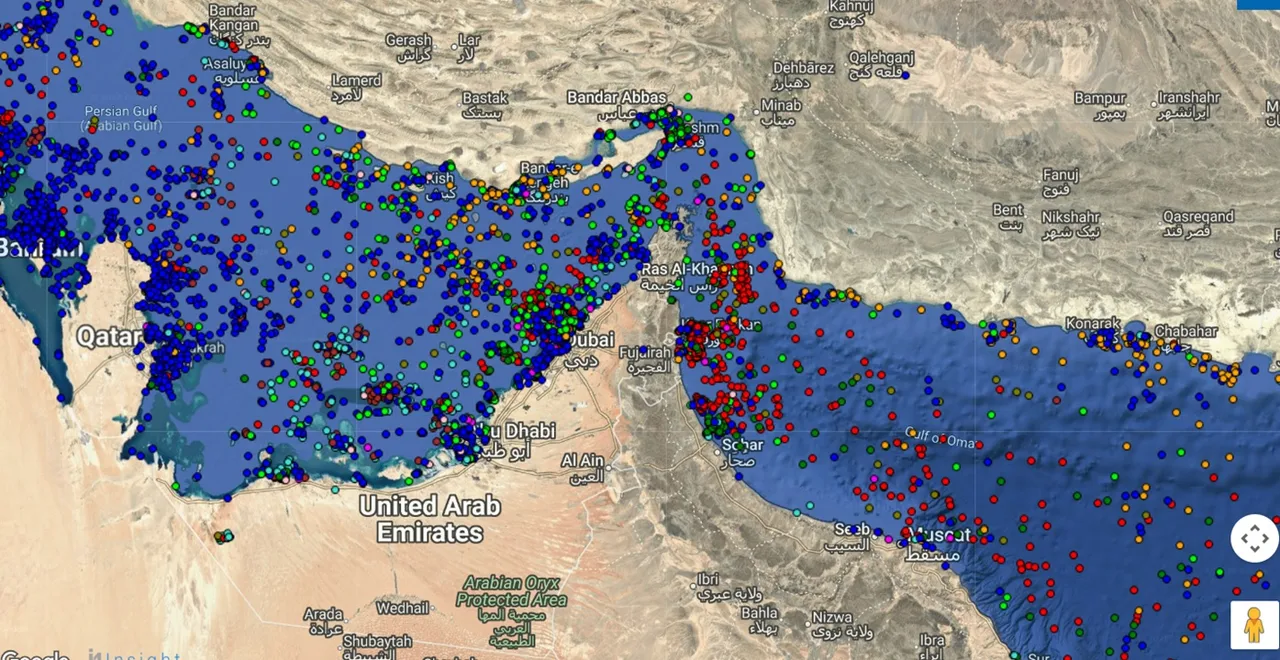 Strait-of-Hormuz-shipping traffic